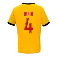 Dres RC Lens Kevin Danso #4 Domáci 2024-25 Krátky Rukáv